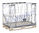 1200x800xH870 Pallet Cage with 2 opening flaps